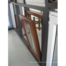 Novo estilo PVC / UPVC Casement and Turn Glass Window